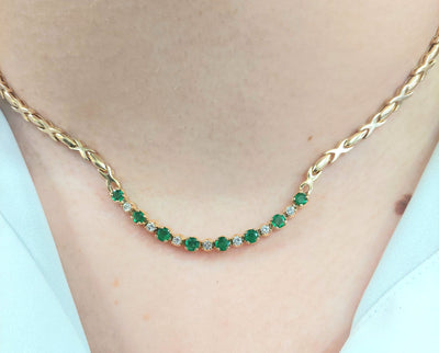 Colored Stone Necklace