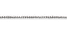 14K White Gold 1.8mm Flat Wheat Chain