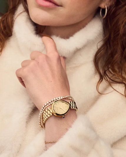 Lady's Gold-Tone Citizen Eco-Drive "Citizen L Rainell"