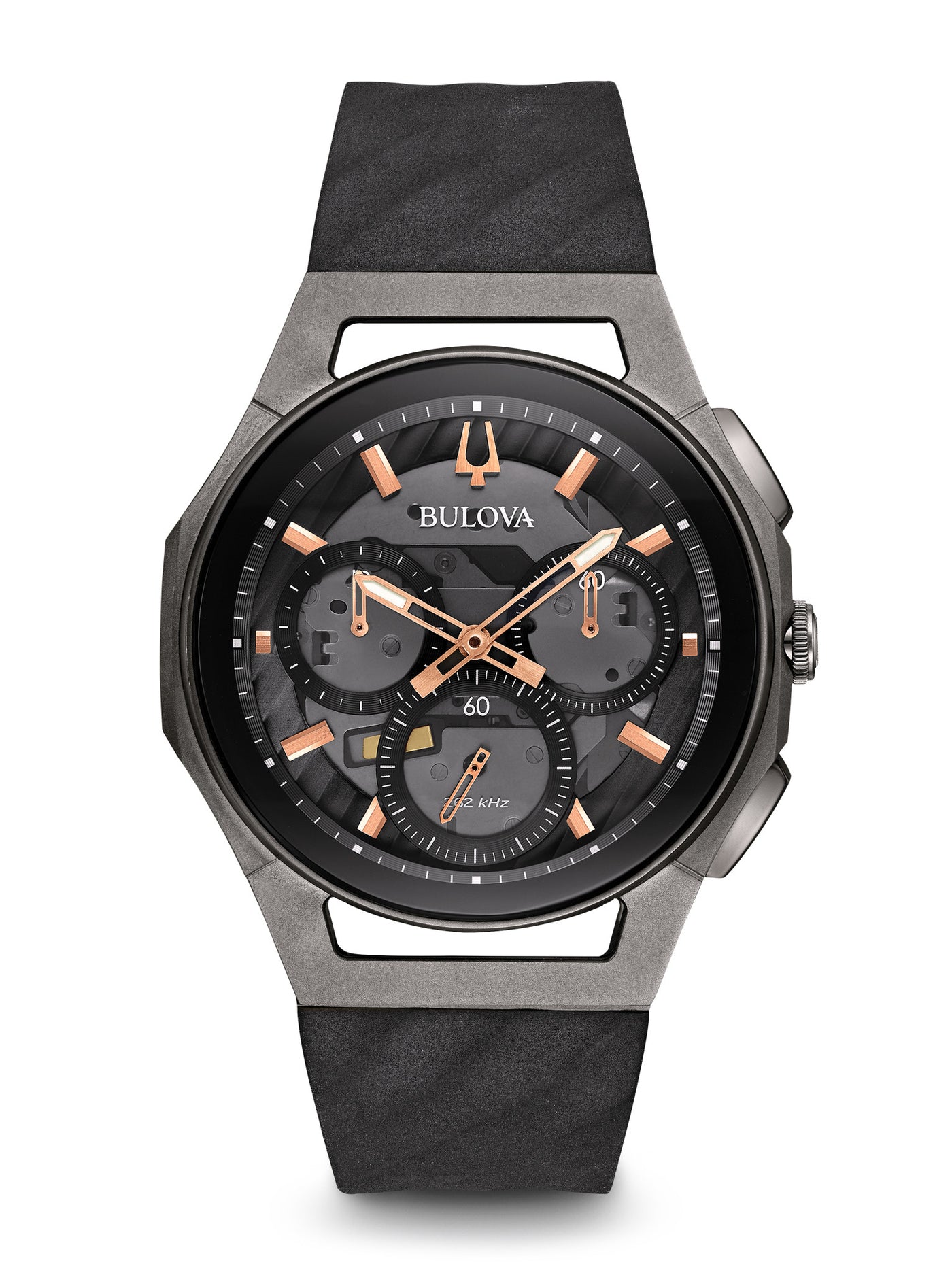 Gent's Bulova "Curv" with Gray Chronograph Dial