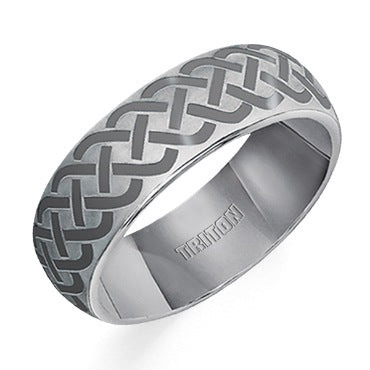 7mm Carbon Fiber Tungsten Carbide Ring