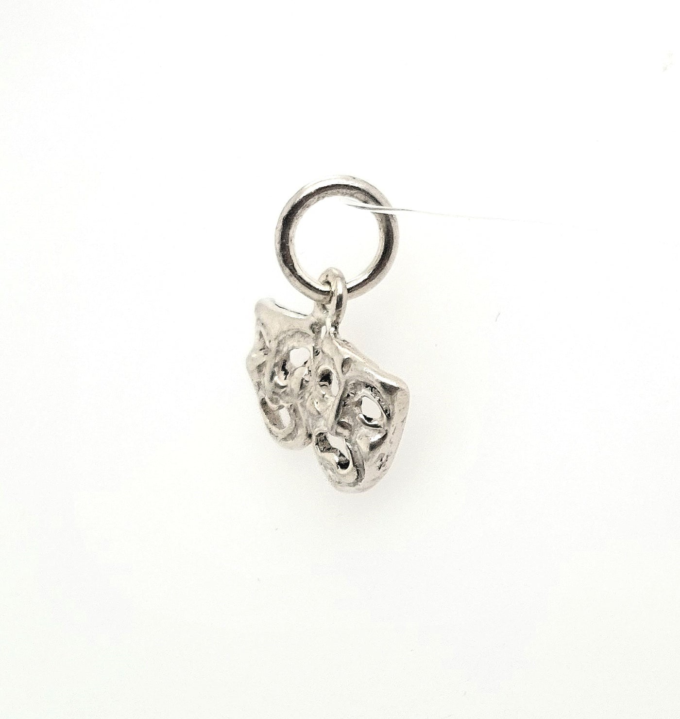 Sterling Silver Theater Masks Charm