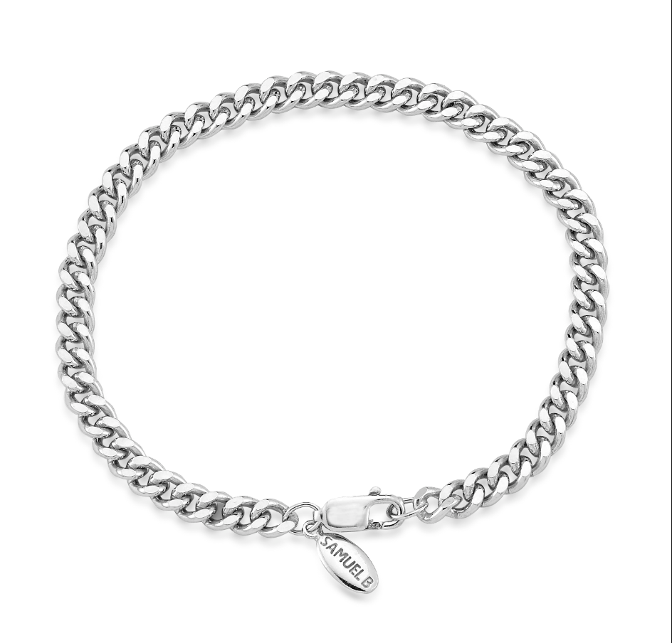 SS Curb Chain "Max Bracelet" (8.5 inches)