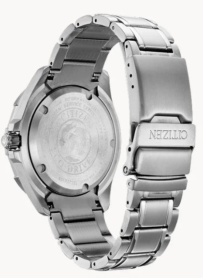 Gent's Titanium Citizen Eco-Drive "Promaster Dive" Watch with Black Dial