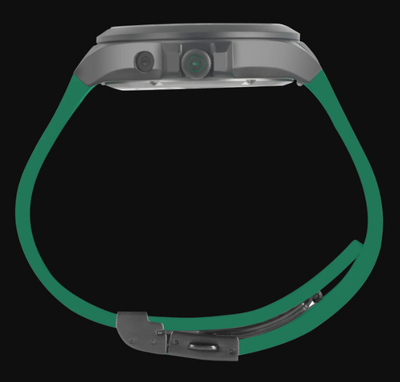 Gent's Black Steel Glock Watch