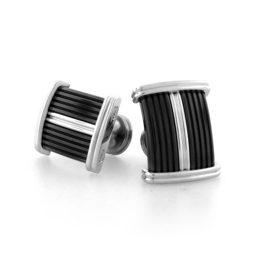 Black TI Steel Defiance Cufflinks