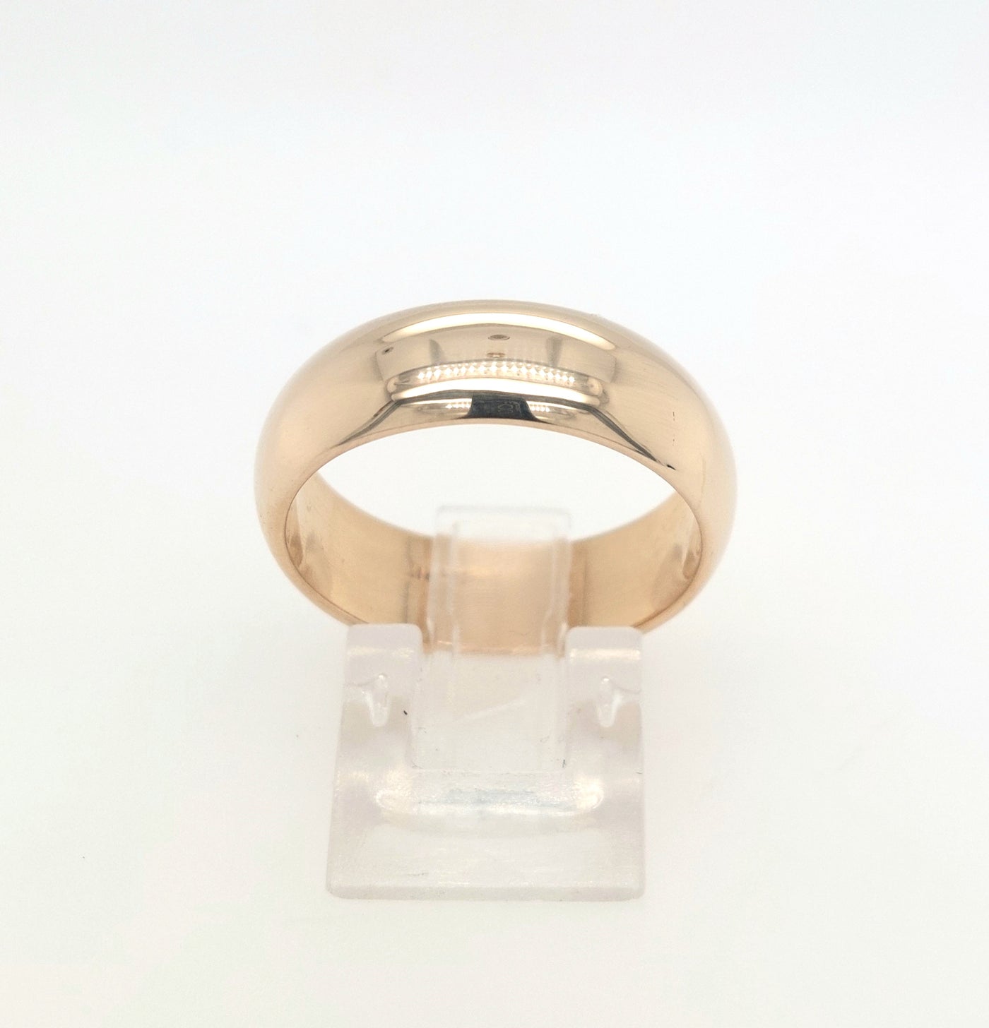 14KY 7mm Polished Wedding Band Size:9.50