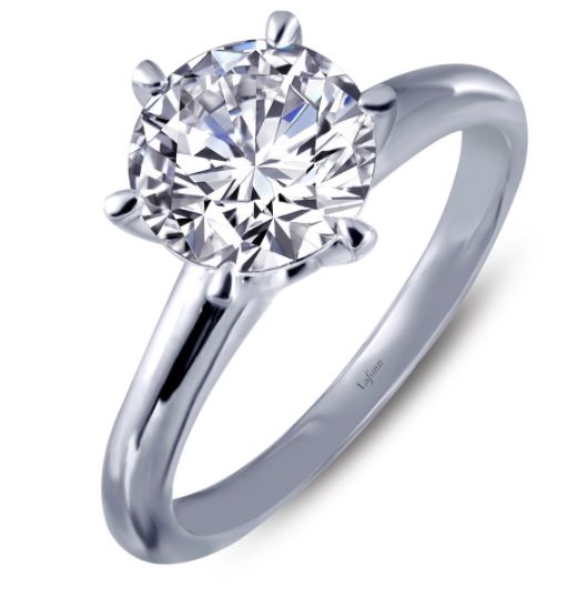 SS Round Solitaire Engagement Ring
